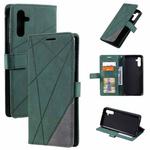 For Samsung Galaxy A54 5G Skin Feel Splicing Leather Phone Case(Green)
