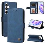 For Honor X50i+ Skin Feel Life Tree Metal Button Leather Phone Case(Blue)