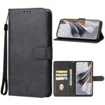 For OPPO Reno10 Leather Phone Case(Black)