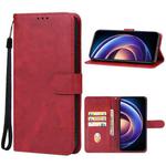 For Xiaomi Redmi 12 5G Leather Phone Case(Red)