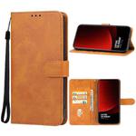 For Xiaomi 14 Ultra Leather Phone Case(Brown)