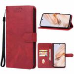For Xiaomi Redmi Note 13R Leather Phone Case(Red)