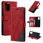 For Xiaomi POCO F5 Skin Feel Splicing Leather Phone Case(Red)