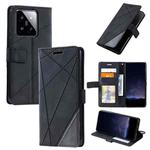 For Xiaomi 14 Skin Feel Splicing Leather Phone Case(Black)