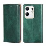For Infinix Zero 30 4G Gloss Oil Solid Color Magnetic Leather Phone Case(Green)