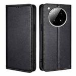 For Infinix Zero 40 4G Gloss Oil Solid Color Magnetic Leather Phone Case(Black)