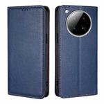 For Infinix Zero 40 4G Gloss Oil Solid Color Magnetic Leather Phone Case(Blue)