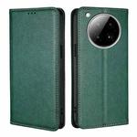 For Infinix Zero 40 4G Gloss Oil Solid Color Magnetic Leather Phone Case(Green)