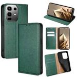 For Infinix Note 50 4G Gloss Oil Solid Color Magnetic Leather Phone Case(Green)