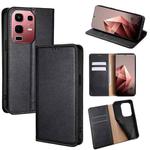 For Infinix Note 50s 5G Gloss Oil Solid Color Magnetic Leather Phone Case(Black)