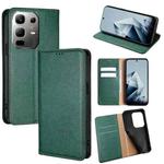 For Infinix Note 50x 5G Gloss Oil Solid Color Magnetic Leather Phone Case(Green)