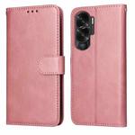 For Honor X50i 5G Classic Calf Texture Flip Leather Phone Case(Rose Gold)