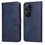 For Honor Play 50 Plus Classic Calf Texture Flip Leather Phone Case(Blue)