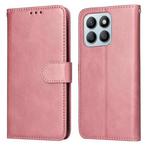 For Honor X8b Classic Calf Texture Flip Leather Phone Case(Rose Gold)