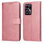 For Honor 90 GT Classic Calf Texture Flip Leather Phone Case(Rose Gold)
