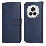 For Honor Magic6 Pro Classic Calf Texture Flip Leather Phone Case(Blue)