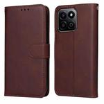 For Honor Play 60 Plus Classic Calf Texture Flip Leather Phone Case(Brown)