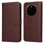 For Honor Magic7 Classic Calf Texture Flip Leather Phone Case(Brown)