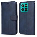 For Honor X8c 4G Classic Calf Texture Flip Leather Phone Case(Blue)
