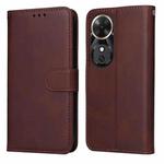 For Honor Play 60 Classic Calf Texture Flip Leather Phone Case(Brown)