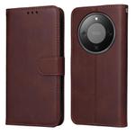 For Honor X70 5G Classic Calf Texture Flip Leather Phone Case(Brown)