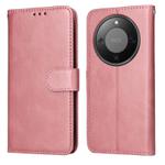 For Honor X70 5G Classic Calf Texture Flip Leather Phone Case(Rose Gold)
