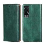 For Tecno Pova 5G Gloss Oil Solid Color Magnetic Leather Phone Case(Green)