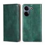 For Tecno Camon 20 Pro 4G Gloss Oil Solid Color Magnetic Leather Phone Case(Green)