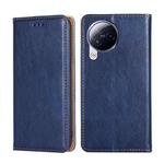 For Xiaomi Civi 3 5G Gloss Oil Solid Color Magnetic Leather Phone Case(Blue)