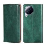 For Xiaomi Civi 3 5G Gloss Oil Solid Color Magnetic Leather Phone Case(Green)