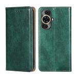 For Huawei nova 11 Pro 4G / 11 Ultra 4G Gloss Oil Solid Color Magnetic Leather Phone Case(Green)