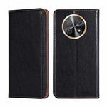 For Huawei Enjoy 60X Gloss Oil Solid Color Magnetic Leather Phone Case(Black)