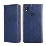 For Kyocera Digno SX3-KYG02 Gloss Oil Solid Color Magnetic Leather Phone Case(Blue)