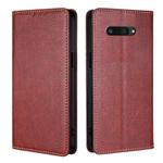 For Kyocera Digno SX4 5G Gloss Oil Solid Color Magnetic Leather Phone Case(Brown)