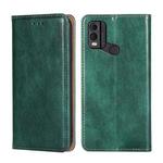 For Nokia C22 Gloss Oil Solid Color Magnetic Leather Phone Case(Green)