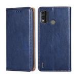 For Nokia G11 Plus Gloss Oil Solid Color Magnetic Leather Phone Case(Blue)