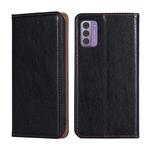 For Nokia G42 5G Gloss Oil Solid Color Magnetic Leather Phone Case(Black)