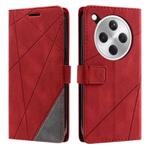 For OPPO Find X8 5G Skin Feel Splicing Leather Phone Case(Red)