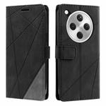 For OPPO Find X8 5G Skin Feel Splicing Leather Phone Case(Black)