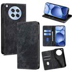 For OPPO Find X8s 5G RFID Anti-theft Brush Magnetic Leather Phone Case(Black)