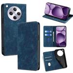 For OPPO Find X8s+ 5G RFID Anti-theft Brush Magnetic Leather Phone Case(Blue)