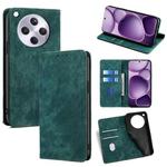 For OPPO Find X8s+ 5G RFID Anti-theft Brush Magnetic Leather Phone Case(Green)