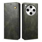For OPPO Find X8 Pro Oil Wax Crazy Horse Texture Leather Phone Case(Dark Green)