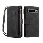 For Google Pixel 8 Pro ESEBLE Retro Frosted RFID Flip Leather Phone Case(Black)