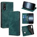 For OnePlus Ace 5 Ultra / Nord 5 RFID Anti-theft Brush Magnetic Leather Phone Case(Green)