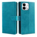 For vivo iQOO Z9x 5G Calf Texture Buckle Flip Leather Phone Case(Blue)