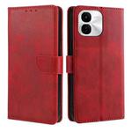 For vivo iQOO Z9x 5G Calf Texture Buckle Flip Leather Phone Case(Red)