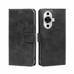 For Huawei nova 11 4G Calf Texture Buckle Flip Leather Phone Case(Black)