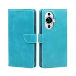 For Huawei nova 11 4G Calf Texture Buckle Flip Leather Phone Case(Blue)