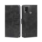 For Nokia G11 Plus Calf Texture Buckle Flip Leather Phone Case(Black)